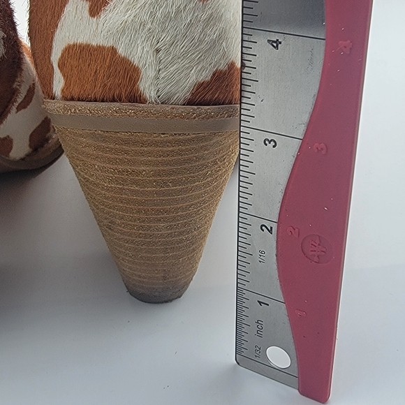 Jeffrey Campbell Cow Print Western Boots SIZE 8.5 - Picture 6 of 9